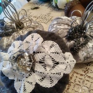 Set of 3 plush pumpkins